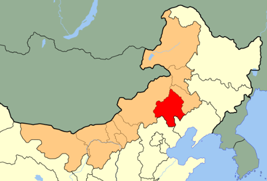 图1:赤峰市地理位置赤峰市地处蒙东地区,毗邻东北,南抵华北,位于中国